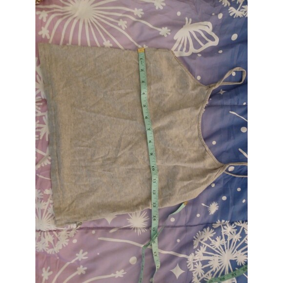 MY PERSONAL Y2k XOXO Essentials Grey  Croptop size M Grunge Punk Skater Tank Top - Picture 3 of 7